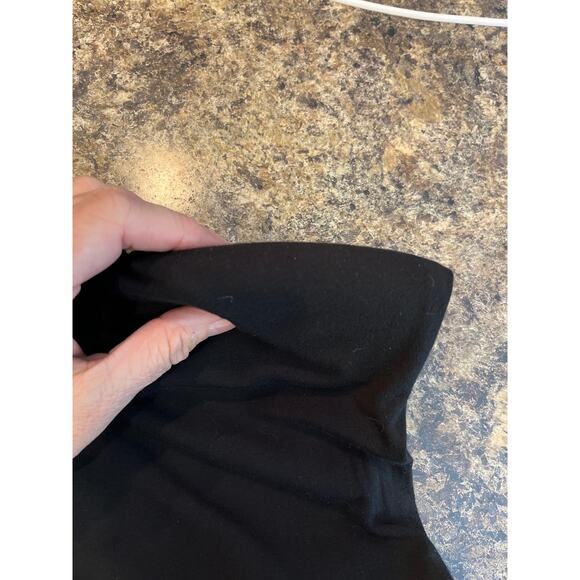 Good American Black Mock Neck Stretchy Sleeveless Midi Dress Plus Size 2X - Picture 4 of 8